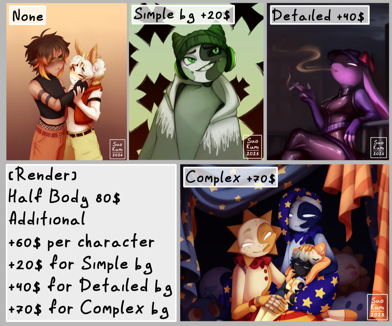 Half Body Render Half Body Render